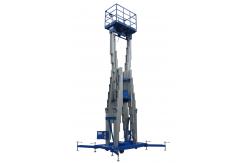 China 18m Aerial Work Platform Multi Mast Aluminum Profile 150Kg Loading Capacity supplier