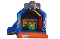 China Elephant Inflatable Cute Caterpillar Combo Digital Painting Inflatable Elephant Combo supplier