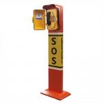 Roadside VoIP Emergency Telephone Pillar Impact Resistant Vandal Proof SOS for sale