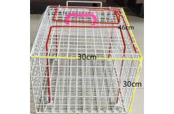 China Rustproof Wire Mesh Container Galvanized Wire Rabbit Cages 52*32*40cm supplier