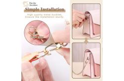China Purse Chain Handbag Crossbody Shoulder Metal Chain Strap With Buckle supplier