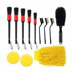 12 Pieces Car Cleaning Brush Set Includes Car Wash Mitt Rim Brush for sale