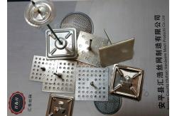 China Perforated Self Adhesive Insulation Pins Fix Insulation Rough Surface12Ga Dia 63.5mm supplier