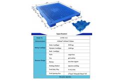 China 1200*1400 Recycled Nestable Plastic Pallet Warehouse Storage Plastic Skids supplier