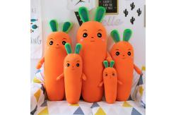 China Washable Super Soft Emulation Carrot Stuffed Vegetable Toy OEM/oDM Plush toy supplier
