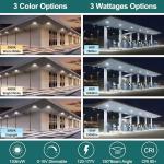 Durable LED Garage Canopy Lights 80W 60W 40W LED Parking Garage Fixtures