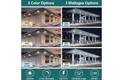 China Durable LED Garage Canopy Lights 80W 60W 40W LED Parking Garage Fixtures supplier