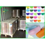 60gsm 70gsm 80gsm Pure Wood Pulp Good Writing Performance Colored Offset Paper In Roll for sale