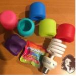 Bulb Caps Custom Lampshade Silicone Rubber Sleeving for sale