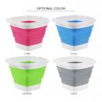 5L Space Saving Silicone Houseware Silicone Collapsible Bucket