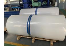China High gloss Aluminum Coated White Sheet PE coated width 2600mm used in  Automotive supplier