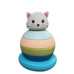 Montessori Educational Silicone Stacking Blocks Toy For Kids Learning for sale