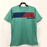 Breathable Retro Soccer Jerseys Digital Printing Green Football Jersey