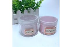 China Elegant Airtight PET PP Cosmetic Jars Double Walled Plastic Jar With Lids supplier