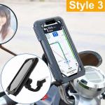Rearview Mirror Motorbike Phone Mounts 6.5 Inch IPX4 Water Resistant for sale