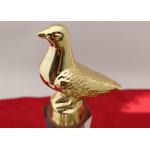 Custom Logo Crystal Trophy Cup Three Sizes Optional With Resin Pigeon