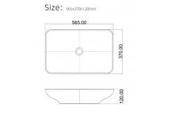 China Single Bowl Matte Cement Basin For Industrial Bathroom Hand Wash Sink supplier