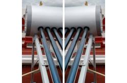 China Silver Tank 250L Solar Water Heater Rooftop Solar Water Heating Colletor supplier