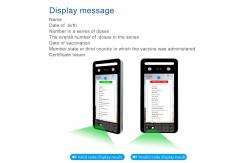 China EU QR Code Reader Face Recognition Access Control With C19 App Certificates supplier