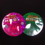 Laser Effect Round Weed Packaging Bag With Aluminum Foil