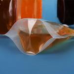 Custom Gravure Printing Stand Up Liquid Pouches Transparent Drink Juice Spout Pouch