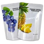 Glossy Stand Up Zipper Pouch For Freeze Dried Fruit Packaging Bag Print Food PE Heat Seal Digital Printing Cake Bag Retort Pouch for sale