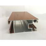 Square Wood Finish Aluminium Profiles Energy Saving And Environmental Protection for sale