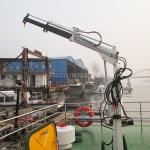 0.35t 3.5m Small Yacht Iso Telescopic Boom Crane for sale
