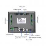 DIN Rail Integrated HMI PLC Passive NPN Input RS485 PLC HMI Panel for sale