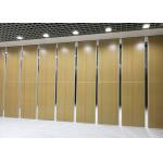 Banquet Hall Acoustic Folding Partition Wall Top Hung Without Floor Track for sale