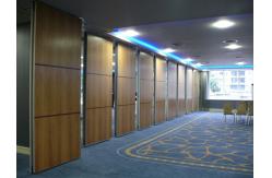 China Multi - Function Room Folding Sound Proof Partition Walls With Aluminum Tracks Rollers supplier