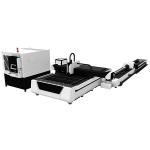 Tube And Sheet Laser Cuter Machine / Metal Sheet And Pipe Fiber Laser Cutting Machine for sale