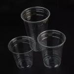 Cold Drinking Biodegradable PLA Cups Compostable Corn Starch Plastic Smoothie Cup for sale