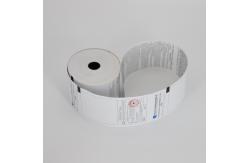 China Custom Pre Printed 80mm Thermal Paper Roll High Brightness Free Sample Available supplier