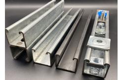 China OEM Pre Galvanized Unistrut Strut C Channel HDG Q235 HVAC System supplier