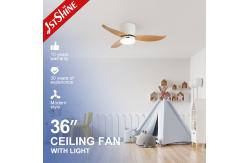 China Low Ceiling Room Small LED Ceiling Fan With Plastic Blades And Remote Control supplier
