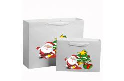 China White Eco Friendly Reusable Shopping Bags Custom Kraft Paper Packaging Bags supplier