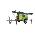 High Efficiency Energy Saving Mobile Diesel Led Light Trailer For Forest Lighting for sale