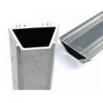 Square Aluminum Heatsink Extrusion / Window Frame Parts Good Water Tightness for sale