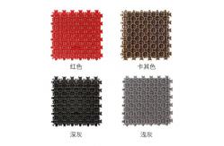 China 20CM Square Interlocking PVC Mats Puzzle Piece Interlocking Door Mats supplier