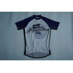 Quick Dry Short Sleeves Printed Cycling Jerseys With Sublimation Printing Design for sale