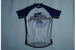 China Quick Dry Short Sleeves Printed Cycling Jerseys With Sublimation Printing Design supplier