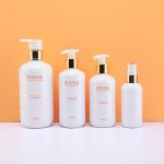 Skincare Packaging Plastic Round Bottle 120ml 250ml 300ml  Shampoo Packaging for sale