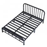 Multi Functional School Dormitory Metal Frame Single Loft Bed for sale