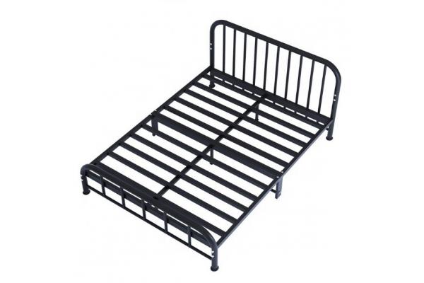 Multi Functional School Dormitory Metal Frame Single Loft Bed