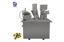 China Semi Automatic Capsule Filling Machine With Capsule Sowing Protection Device supplier