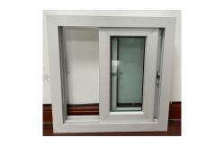 China Customized Transparent UPVC Sliding Windows Horizontal Sliding UPVC Windows supplier