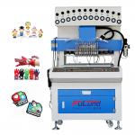 Fulund Pipe Dispenser Pump Automatic Micro-injection Rubber Soft PVC Clothing Label Patch dotting Dripping Machine for sale