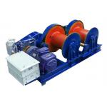 Single Double Drum Electric Wire Rope Winches 7.7mm-65mm Rope Dia for sale