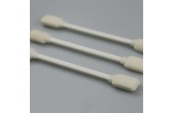 China Double Rectangular Flat Sponge Head Disposable Cleanroom Foam Tip Swab supplier